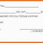 Wunderschönen Entschuldigung Schule Vorlage Krank Schöne Entschuldigung