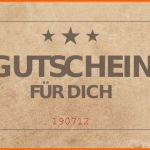 Wunderschönen Gutschein Zum Ausdrucken 🖨 Vorlagen Und Ideen