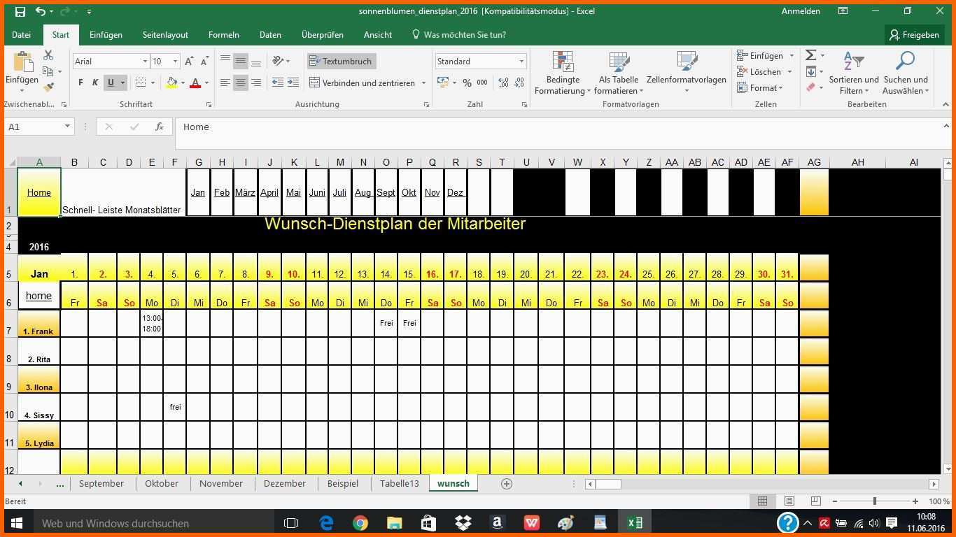 Wunderschönen Jahres Nstplan Excel Vorlage – Free Vorlagen