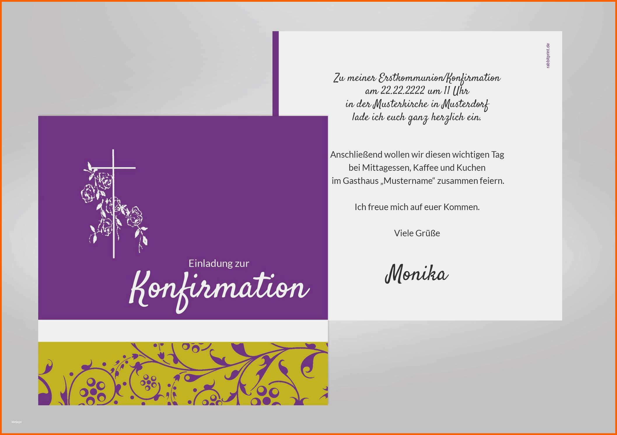 konfirmation einladungskarten einladungskarten konfirmation innen konfirmation einladung vorlage
