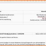 Wunderschönen Kündigung Maxdome Vorlage Post Und Fax Programmierer