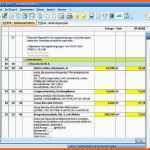 Wunderschönen Leistungsverzeichnis Vorlage Excel Schön Charmant