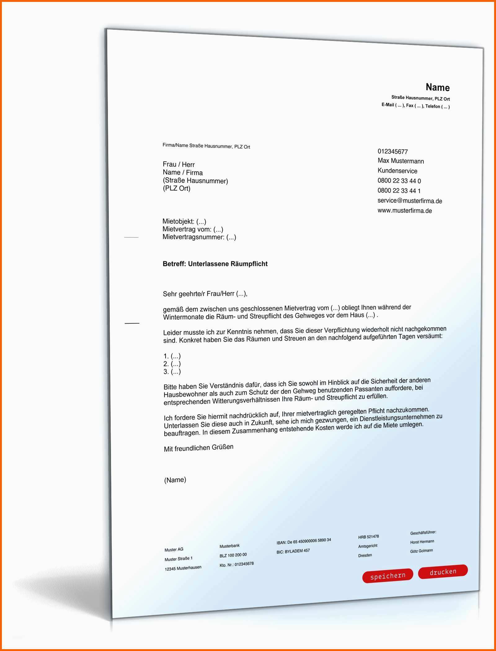 Wunderschönen Mieter Abmahnung Vorlage Mieter Paket Abmahnungen