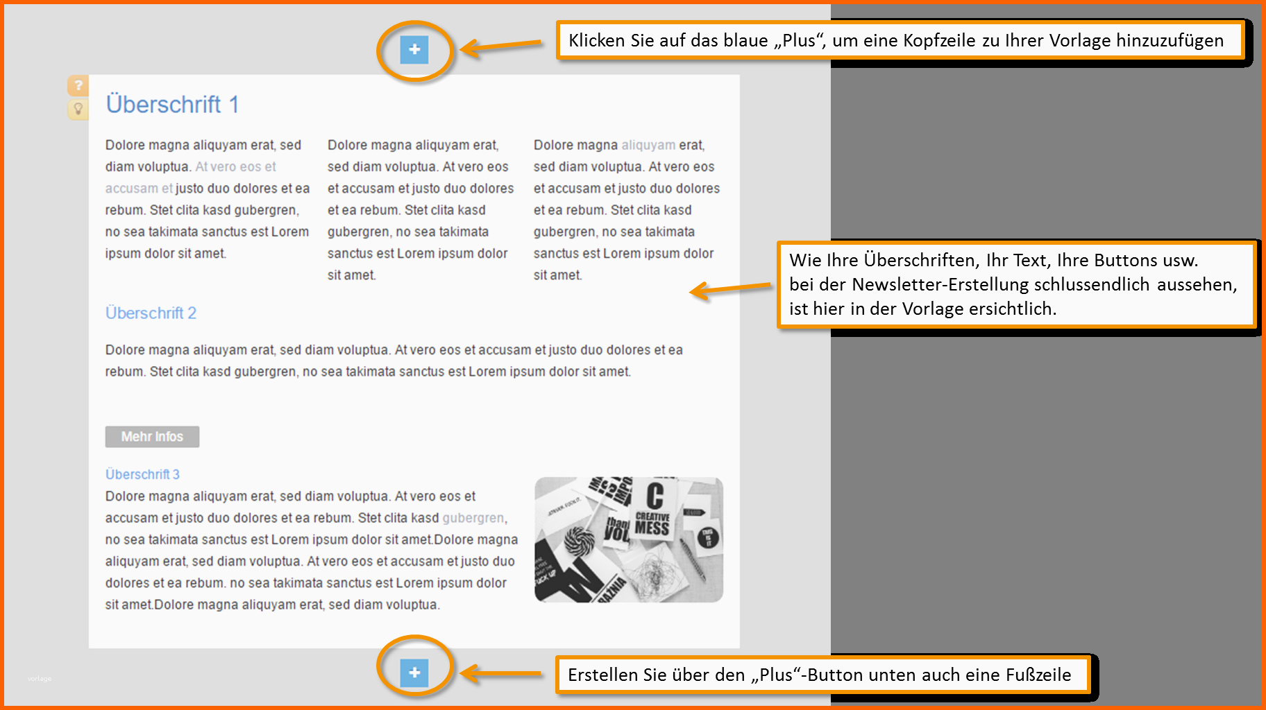 Wunderschönen Newsletter Vorlage Erstellen Kundenmeister