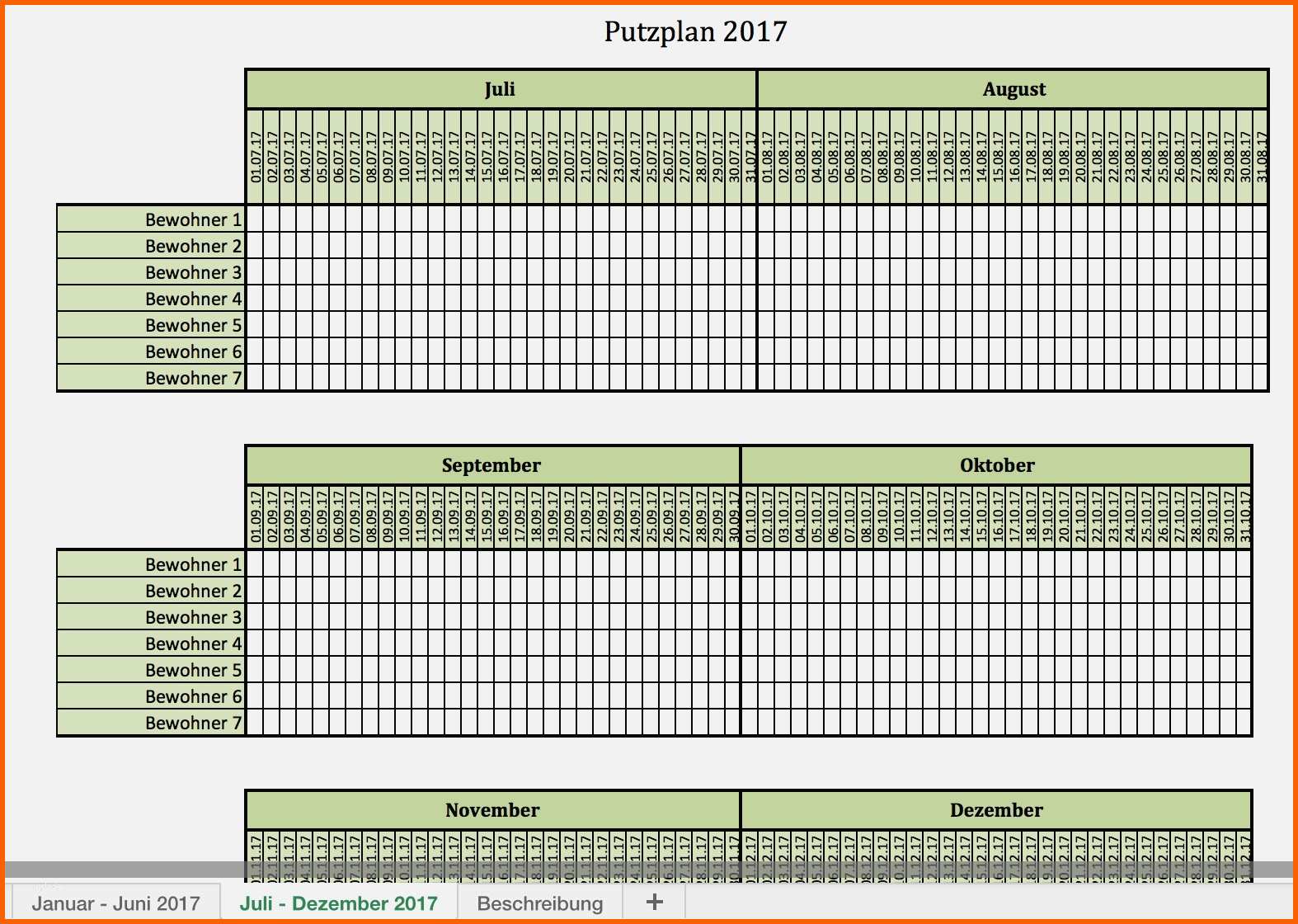 Wunderschönen Putzplan Treppenhaus Vorlage Excel Best Putzplan Für