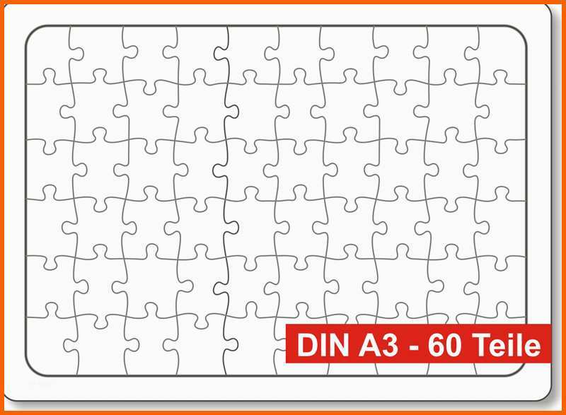Wunderschönen Puzzle Vorlage Word