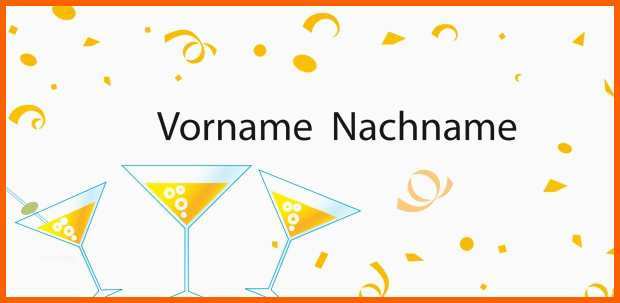Wunderschönen Tischkarten Silvester Kostenlose Vorlagen
