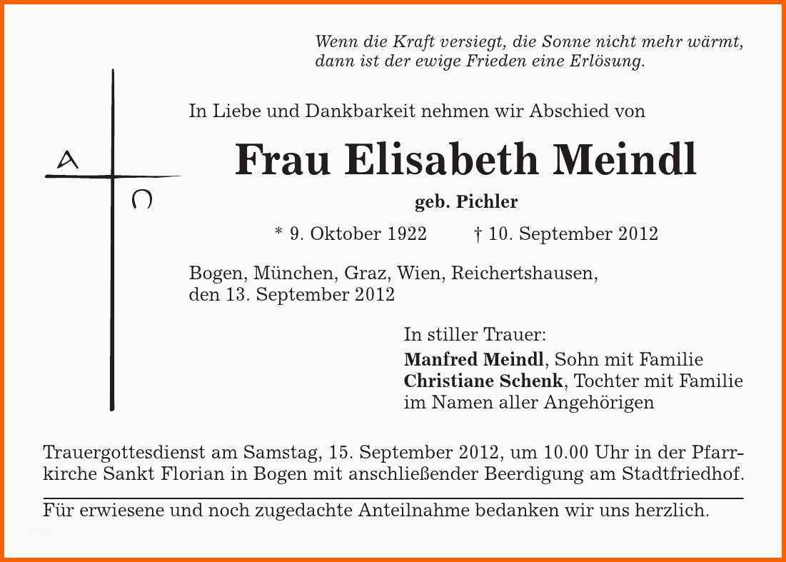 Wunderschönen Traueranzeige Familienanzeigen todesanzeigen
