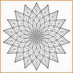 Wunderschönen Vektor Illustration Vorlage Des Mandalas Zum Ausmalen