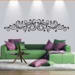 Wunderschönen Wandornament Wandtattoo Florale Ranke Resi Wandtattoos