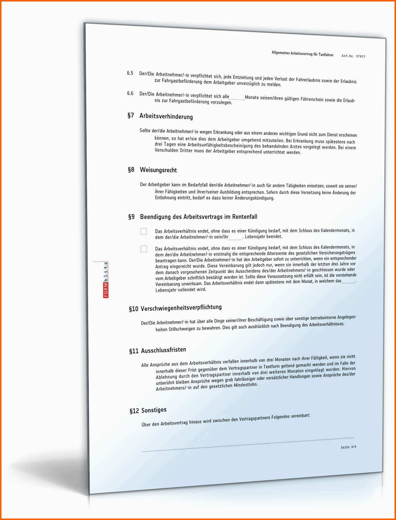 Wunderschönen Word Vorlage Broschüre 2 Seitig Neu Arbeitsvertrag Für